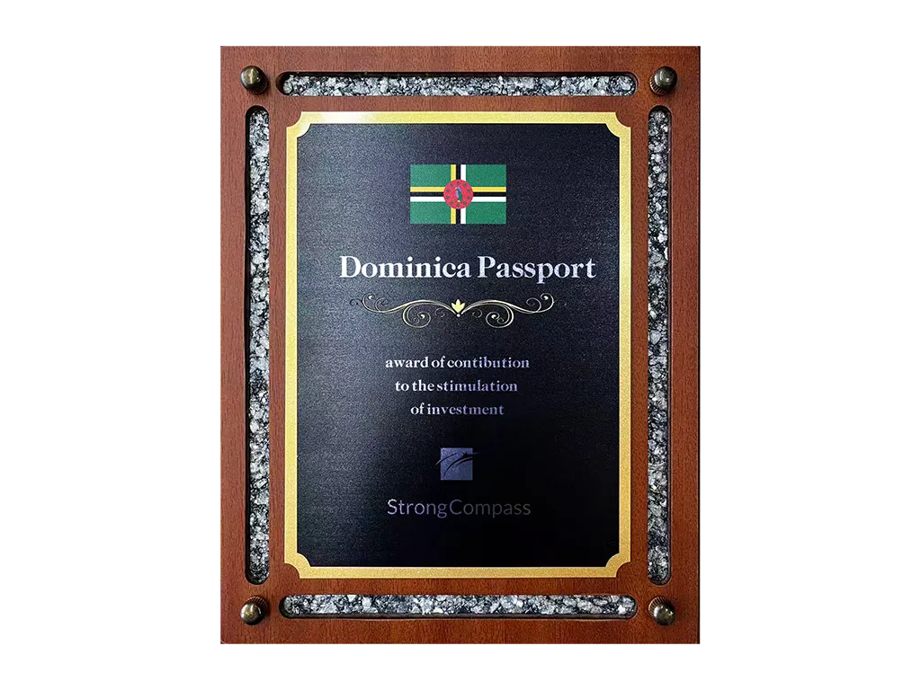 Dominica Investment Promotion Contribution Award Presented to StrongCompass